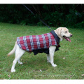 Manteau réversible de veste de chien d&#39;hiver classique matelassé à carreaux grands vêtements d&#39;animal familier